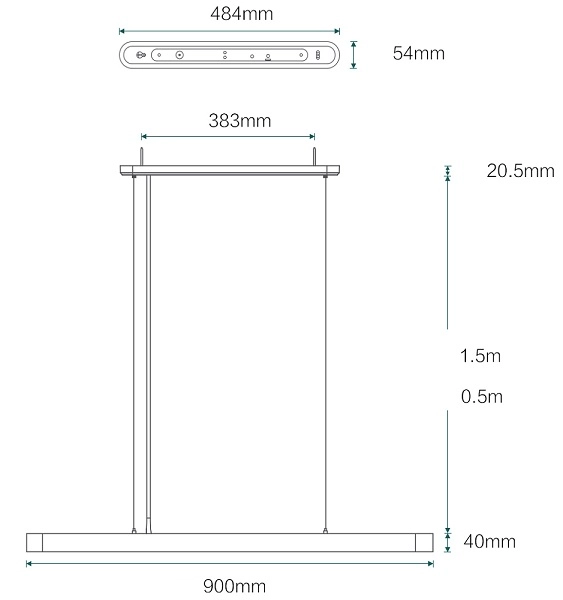 Фотография Лампа подвесная Xiaomi Yeelight Smart Meteorite LED (YLDL01YL)