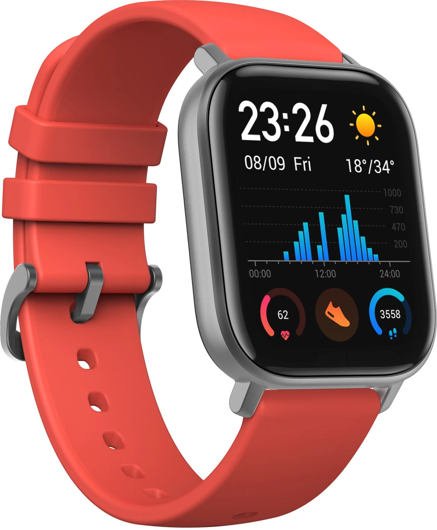 Картинка Умные часы Xiaomi Amazfit GTS Red