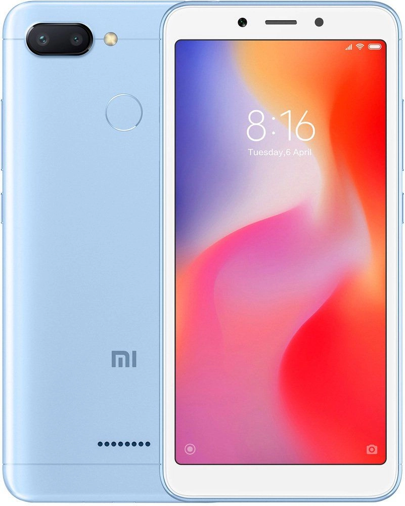 Фото Смартфон Xiaomi Redmi 6 32Gb Blue