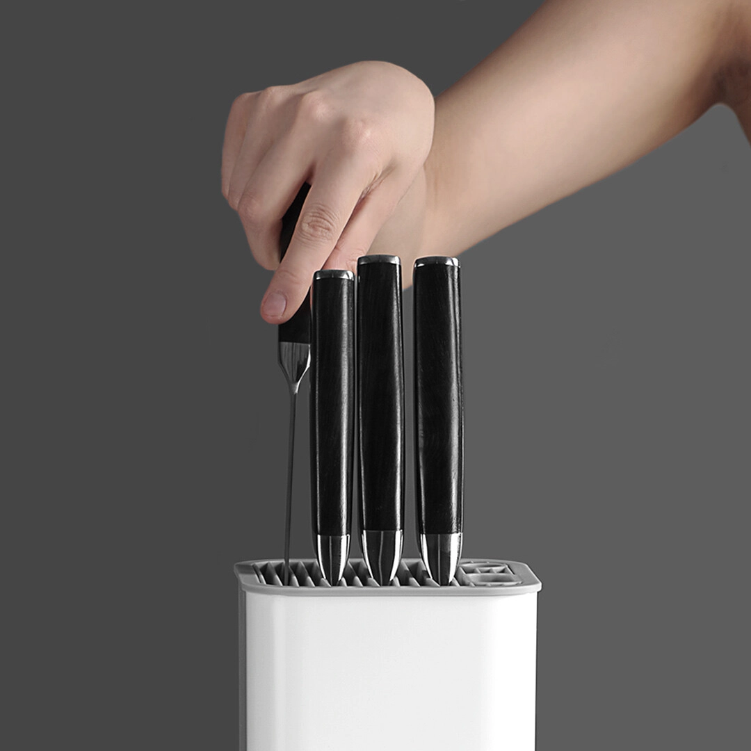 Фотография Подставка для ножей Xiaomi Huo Hou Kitchen Knife Stand Tool Holder