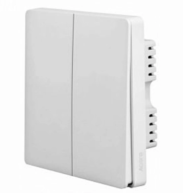 Обзор двухклавишного выключателя Aqara Wall Switch (QBKG03LM)