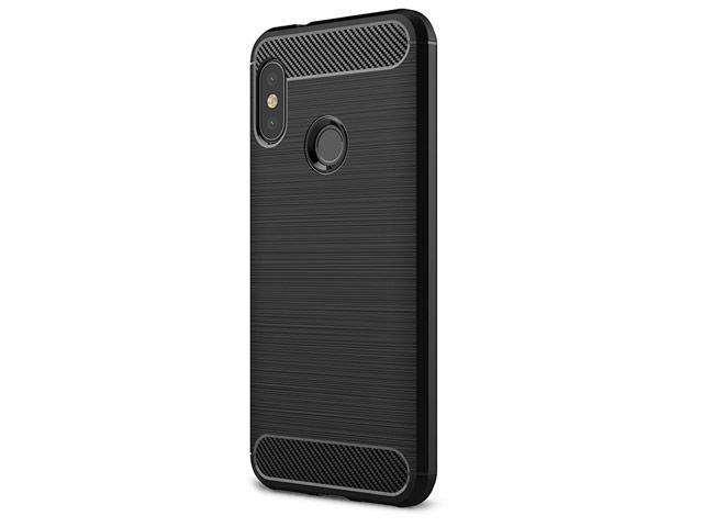 Чехол Yotrix Rugged Armor для Xiaomi Redmi 6 pro (черный, гелевый)