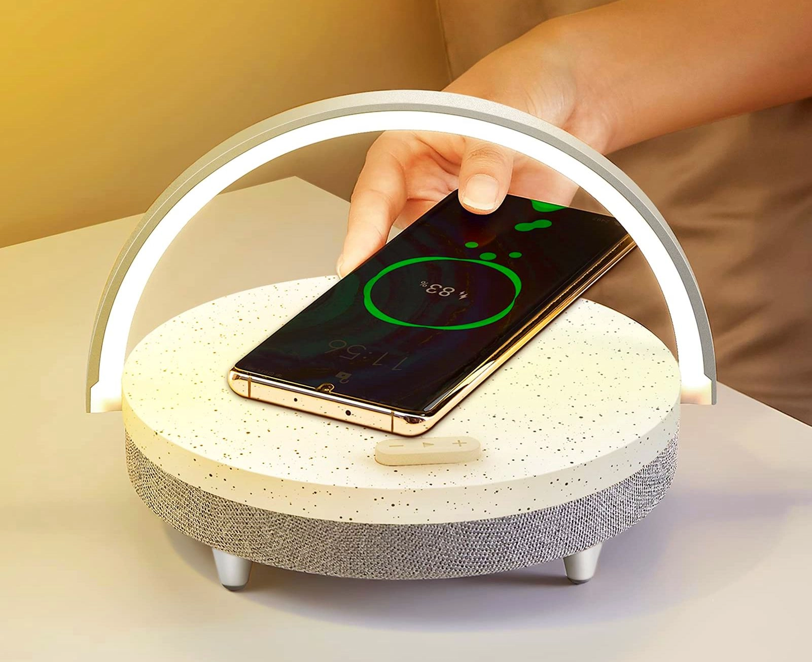 Настольная лампа-колонка Xiaomi Ezvalo Wireless Charging Music Desk Light заказать