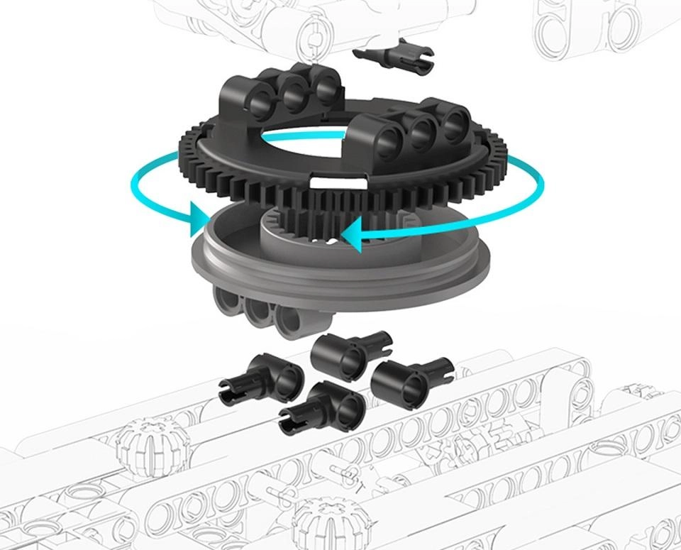 Купить Конструктор Xiaomi Mi Engineering Crane Blocks