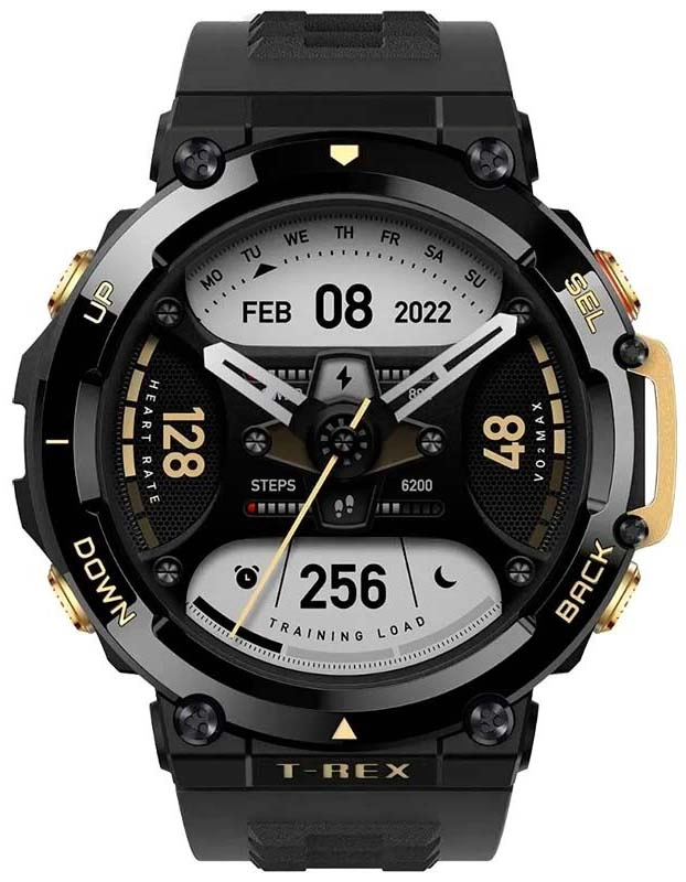 Фото Умные часы Xiaomi Amazfit T-Rex 2 Black-Gold (A2170)