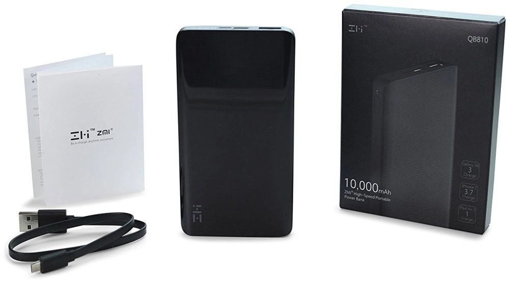 Power Bank Xiaomi ZMI 10000 mAh Black (QB810) Казахстан