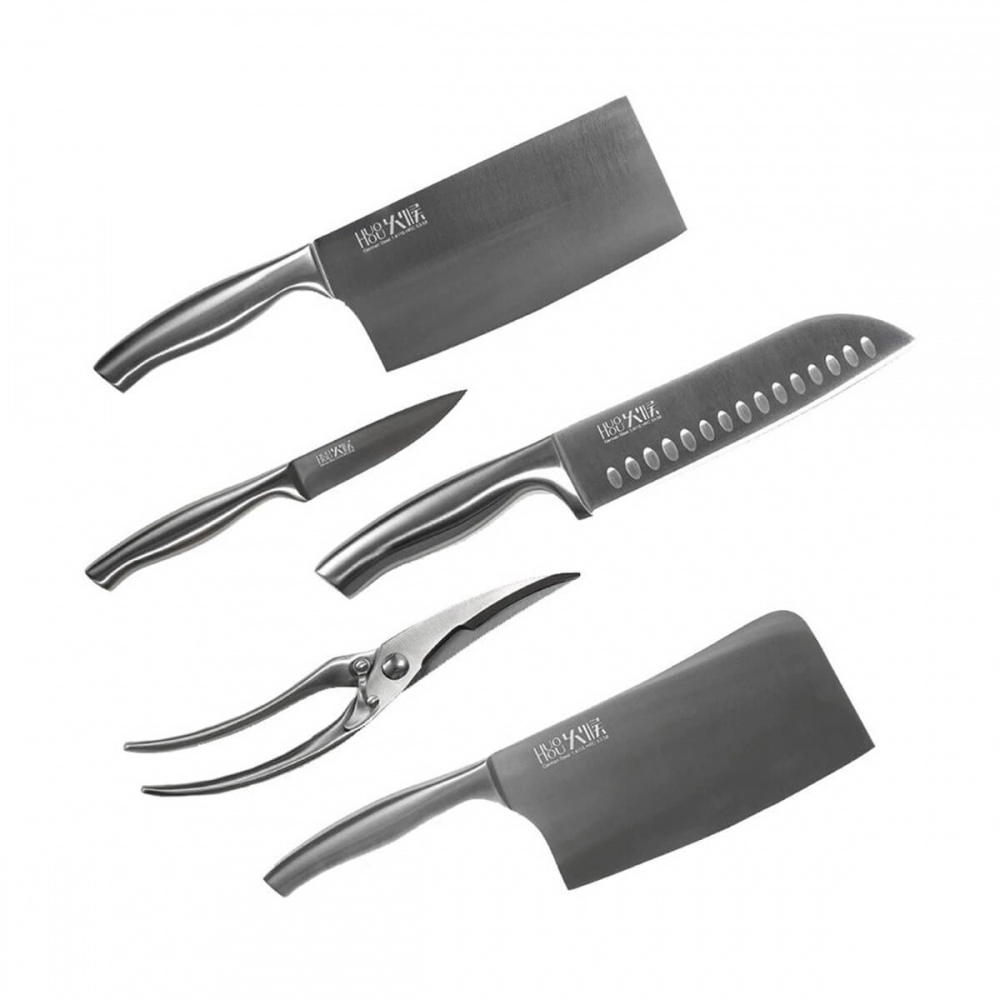 Набор ножей Xiaomi Huo Hou Nano Knife Set 5 pcs. (HU0014): Фото 1