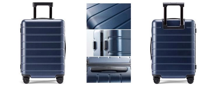 Цена Чемодан Xiaomi 90FUN Lightweight Frame Luggage 20" Blue