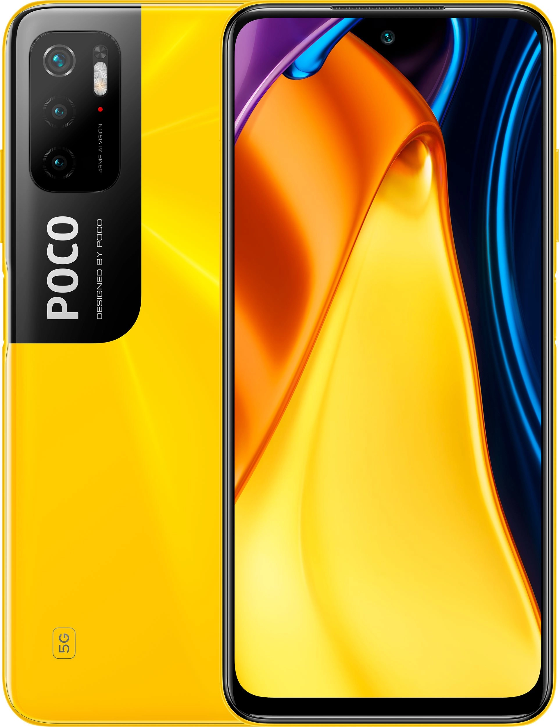 Фото Смартфон Xiaomi Poco M3 Pro 5G 6/128Gb Yellow