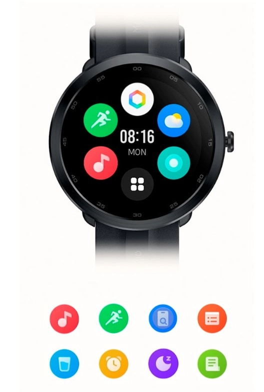 Умные часы Xiaomi 70mai Maimo Watch R (GPS) WT2001 Black: Фото 3
