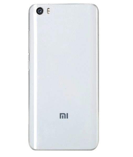 Чехол-бампер transparent silicon для Mi5 White