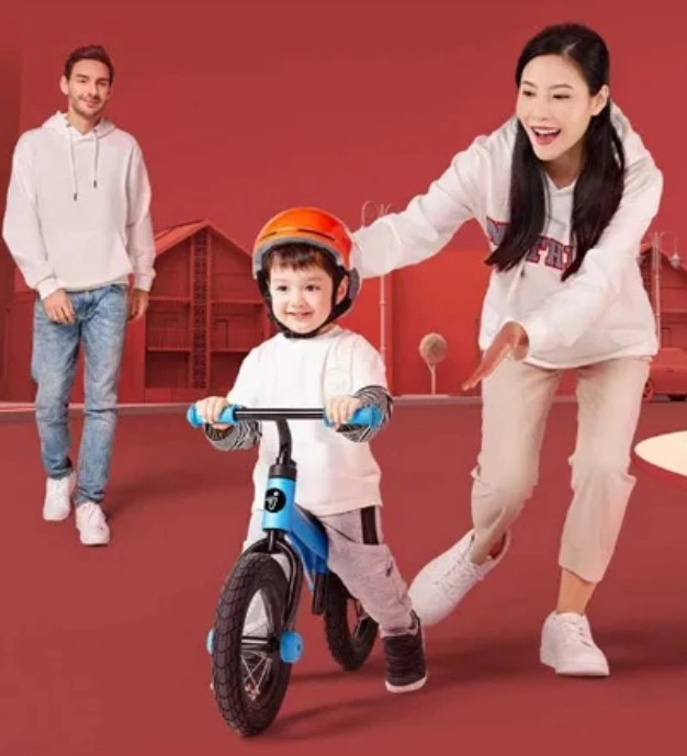 Картинка Беговел детский Xiaomi Ninebot Kid Bike 12" Blue