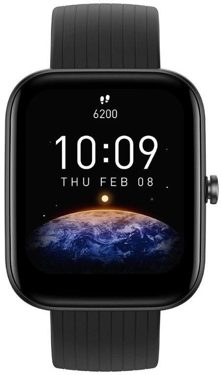 Умные часы Xiaomi Amazfit Bip 3 Black (A2172): Фото 1