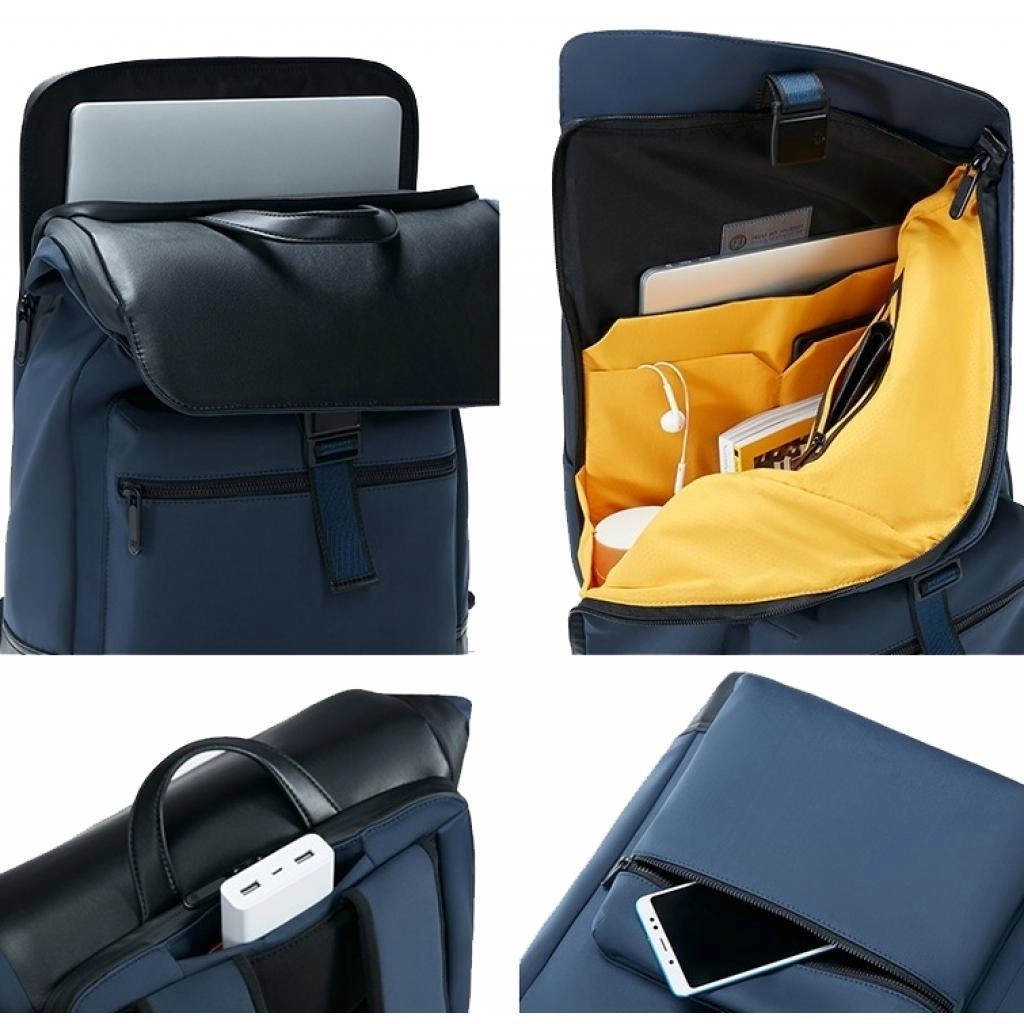 Картинка Рюкзак Xiaomi NINETYGO Manhattan Urban Casual Backpack Blue