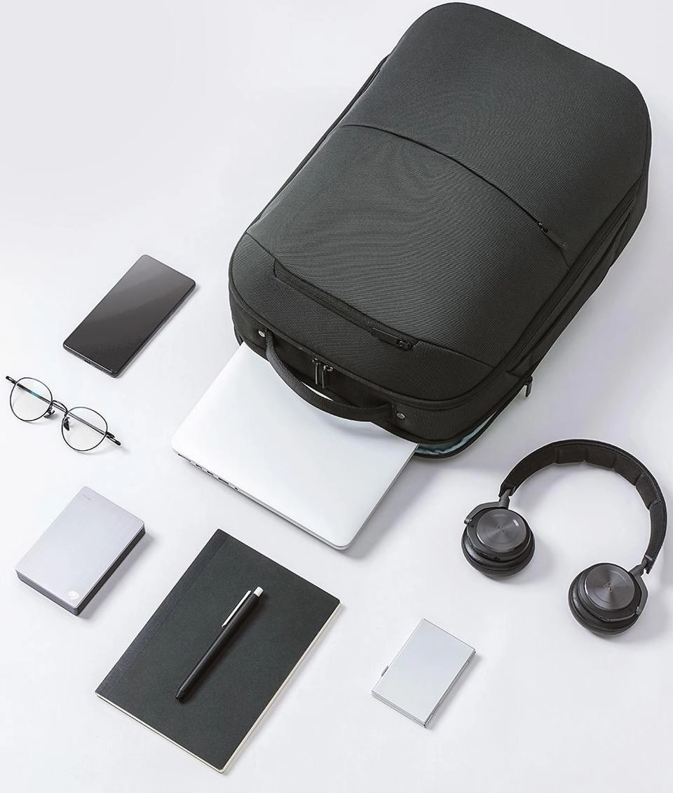 Рюкзак Xiaomi 90Points Multitasker Business Travel Backpack Black: Фото 7