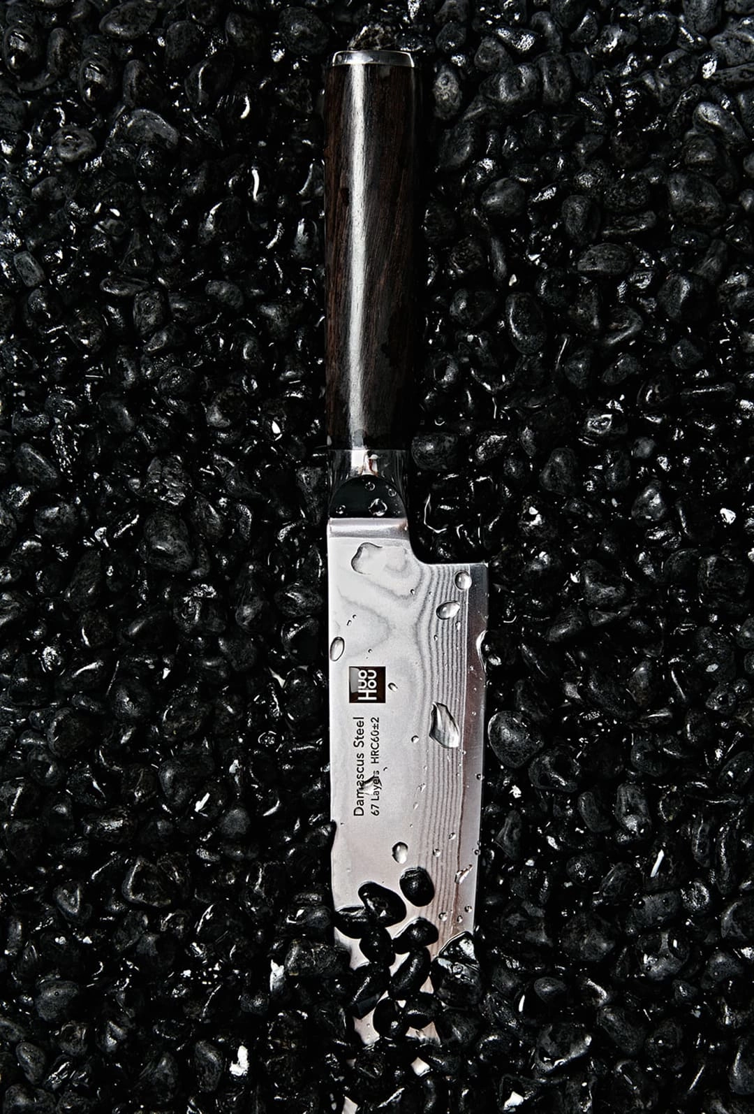 Картинка Набор ножей Xiaomi Huo Hou Damask Steel Knife Set 5 pcs. (HU0073)