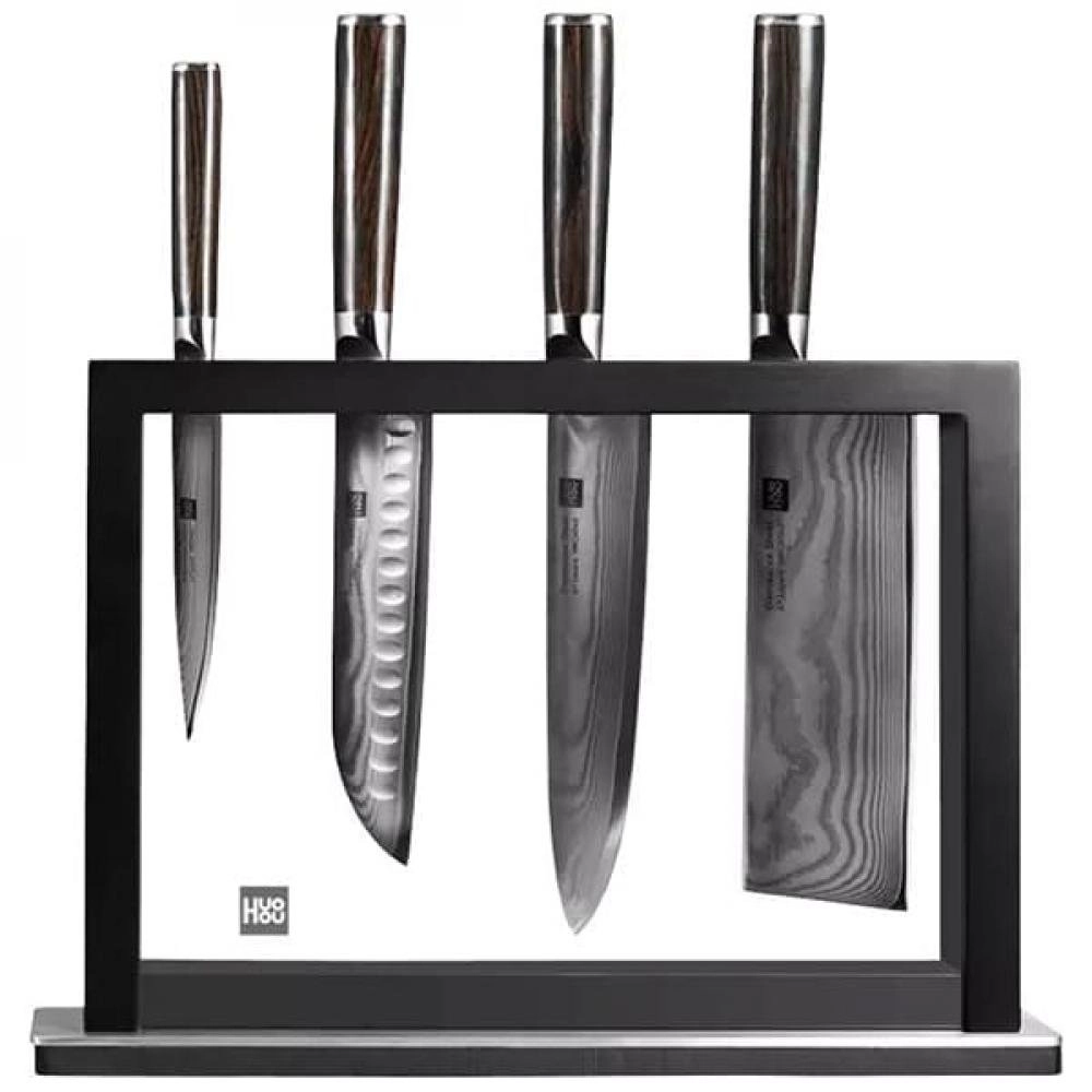 Фото Набор ножей Xiaomi Huo Hou Damask Steel Knife Set 5 pcs. (HU0073)