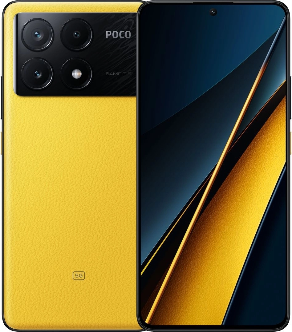 Фото Смартфон Xiaomi Poco X6 Pro 12/512Gb Yellow